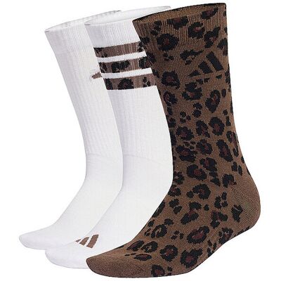 Adidas Damen Freizeitsocken Leo 3er Pkg. braun 39-42 W Adidas Damen Freizeitsocken Leo 3er Pkg. braun 39-42 W