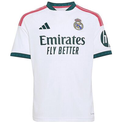 Adidas Kinder Fußballtrikot Real Madrid Heim weiss 176 B Adidas Kinder Fußballtrikot Real Madrid Heim weiss 176 B