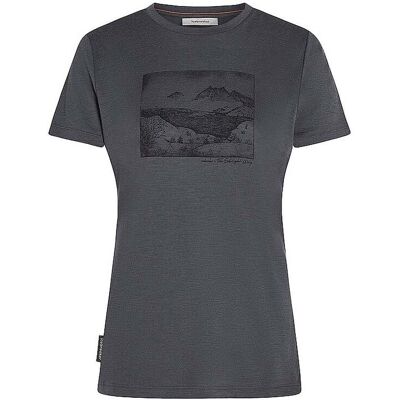 ICEBREAKER Damen Funktionsshirt Lake View 150 Tech-Lite grau M W ICEBREAKER Damen Funktionsshirt Lake View 150 Tech-Lite grau M W