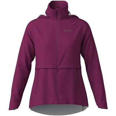 LÖFFLER Damen Radjacke WPM Pocked CF Hoodie dunkelrot 46 W LÖFFLER Damen Radjacke WPM Pocked CF Hoodie dunkelrot 46 W