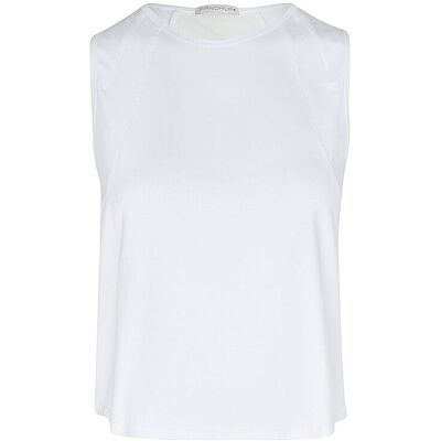 MANDALA Damen Yogatank Cropped weiss S W MANDALA Damen Yogatank Cropped weiss S W