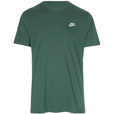 NIKE Herren T-Shirt Nike Sportswear Club dunkelgrün S M NIKE Herren T-Shirt Nike Sportswear Club dunkelgrün S M