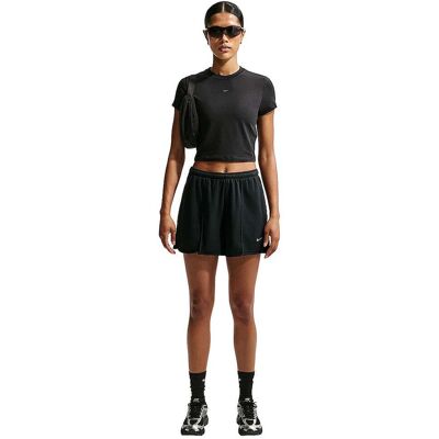 NIKE Damen T-Shirt Chill Knit Cropped schwarz M W NIKE Damen T-Shirt Chill Knit Cropped schwarz M W