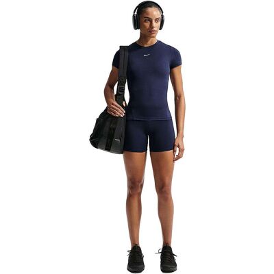 NIKE Damen Fitnessshirt One Fitted dunkelblau XL W NIKE Damen Fitnessshirt One Fitted dunkelblau XL W