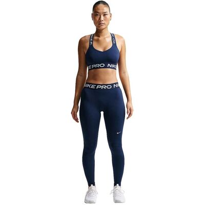 NIKE Damen Fitnesstight Pro dunkelblau M W NIKE Damen Fitnesstight Pro dunkelblau M W