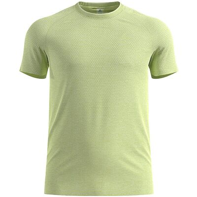 ODLO Herren Laufshirt Essentials Seamless gelb L M ODLO Herren Laufshirt Essentials Seamless gelb L M
