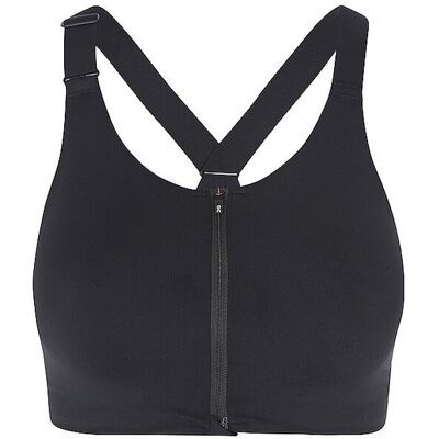 ON Damen Sport-BH Endruance High Support mit Zip schwarz XL W ON Damen Sport-BH Endruance High Support mit Zip schwarz XL W