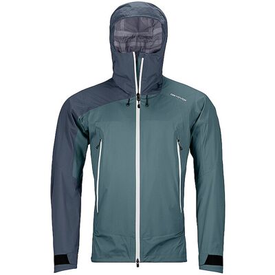 ORTOVOX Herren Wanderjacke Westalpen 3L Light Hoodie petrol L M ORTOVOX Herren Wanderjacke Westalpen 3L Light Hoodie petrol L M