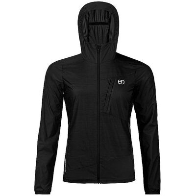 ORTOVOX Damen Windjacke Trace Hoodie schwarz L W ORTOVOX Damen Windjacke Trace Hoodie schwarz L W