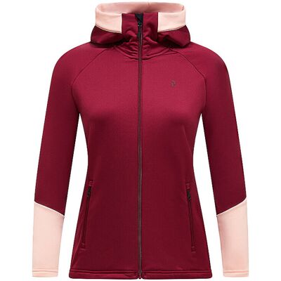 PEAK PERFORMANCE Damen Kapuzenjacke Ride Essentials beere XS W PEAK PERFORMANCE Damen Kapuzenjacke Ride Essentials beere XS W