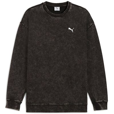 Puma Herren Sweater ESS ELEVATED Relaxed Wash schwarz XXL M Puma Herren Sweater ESS ELEVATED Relaxed Wash schwarz XXL M