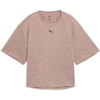 Puma Damen Fitnessshirt Cloudspun hellbraun L W Puma Damen Fitnessshirt Cloudspun hellbraun L W