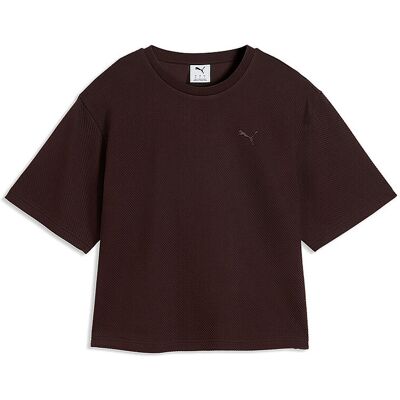 Puma Damen T-Shirt Ess Elevated braun L W Puma Damen T-Shirt Ess Elevated braun L W
