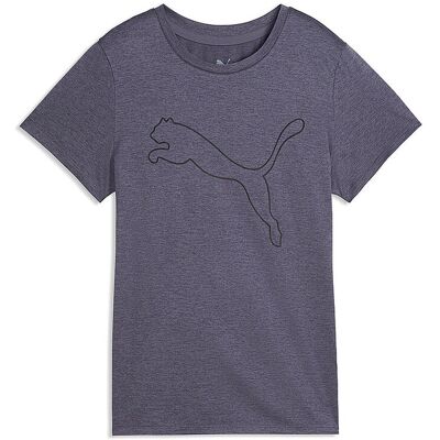 Puma Damen Fitnessshirt Essential Heather Logo lila XL W Puma Damen Fitnessshirt Essential Heather Logo lila XL W