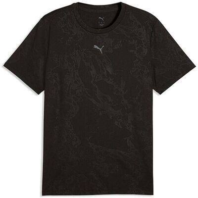 Puma Herren Fitnessshirt Cloudspun Embossed schwarz L M Puma Herren Fitnessshirt Cloudspun Embossed schwarz L M