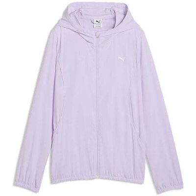 Puma Damen Fitnessjacke Run Velocity Woven Hoodie lila S W Puma Damen Fitnessjacke Run Velocity Woven Hoodie lila S W