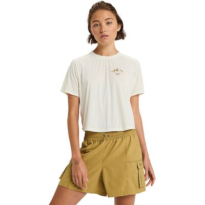 ROXY Damen T-Shirt Boundless Spirit 2 weiss S W ROXY Damen T-Shirt Boundless Spirit 2 weiss S W