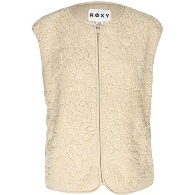 ROXY Damen Fleeceweste Best Town creme L W ROXY Damen Fleeceweste Best Town creme L W