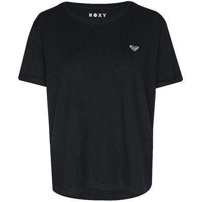 ROXY Damen T-Shirt Oceanwave Regular Emby schwarz L W ROXY Damen T-Shirt Oceanwave Regular Emby schwarz L W