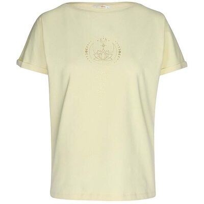 SPIRIT OF OM Damen Yogashirt Eka Padma gelb XL W SPIRIT OF OM Damen Yogashirt Eka Padma gelb XL W