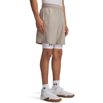 UNDER ARMOUR Herren Shorts UA Woven Wordmark camel XXL M UNDER ARMOUR Herren Shorts UA Woven Wordmark camel XXL M