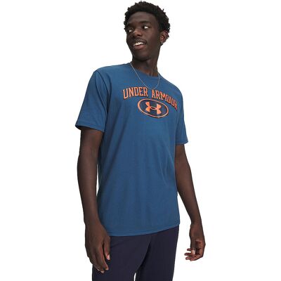 UNDER ARMOUR Herren T-Shirt UA Wordmark Locker Tag dunkelblau M M UNDER ARMOUR Herren T-Shirt UA Wordmark Locker Tag dunkelblau M M