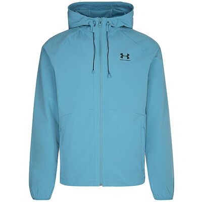 UNDER ARMOUR Herren Jacke UA Windbreaker Stretch hellblau M M UNDER ARMOUR Herren Jacke UA Windbreaker Stretch hellblau M M
