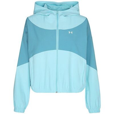 UNDER ARMOUR Damen Jacke UA Rival Woven hellblau M W UNDER ARMOUR Damen Jacke UA Rival Woven hellblau M W