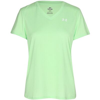 UNDER ARMOUR Damen Fitnessshirt UA Tech™ V-Neck grün S W UNDER ARMOUR Damen Fitnessshirt UA Tech™ V-Neck grün S W