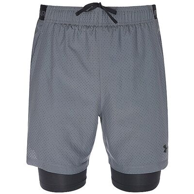 UNDER ARMOUR Herren Fitnessshort UA Vanish Woven 2.0 2in1 grau M M UNDER ARMOUR Herren Fitnessshort UA Vanish Woven 2.0 2in1 grau M M