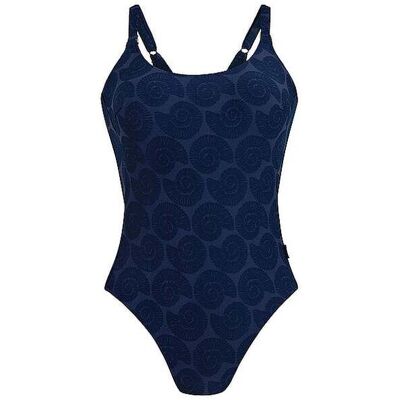 ANITA Damen Badeanzug Seashell Enya dunkelblau 40C W ANITA Damen Badeanzug Seashell Enya dunkelblau 40C W