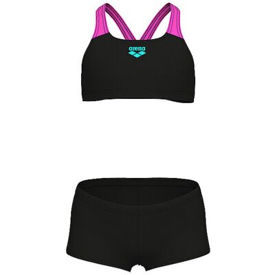 ARENA Mädchen Bikini Solid schwarz 128 B ARENA Mädchen Bikini Solid schwarz 128 B