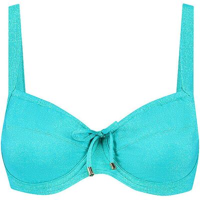 CYELL Damen Bikinioberteil Sea Sparkle türkis 42D W CYELL Damen Bikinioberteil Sea Sparkle türkis 42D W