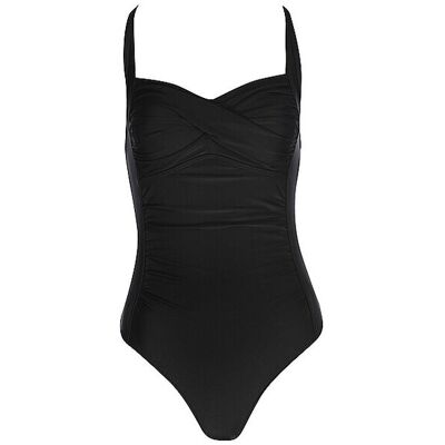 DARLING HARBOUR Damen Badeanzug Wrapped schwarz 36 W DARLING HARBOUR Damen Badeanzug Wrapped schwarz 36 W