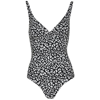DARLING HARBOUR Damen Badeanzug V-Neck schwarz 36 W DARLING HARBOUR Damen Badeanzug V-Neck schwarz 36 W