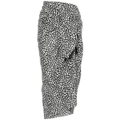 DARLING HARBOUR Damen Pareo Gross Leo Print weiss W DARLING HARBOUR Damen Pareo Gross Leo Print weiss W