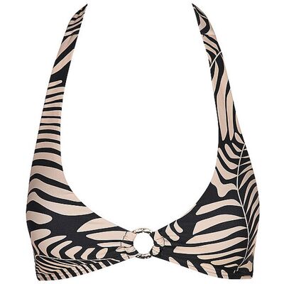 DARLING HARBOUR Damen Bikinioberteil Neckholder Top Ring beige 38 W DARLING HARBOUR Damen Bikinioberteil Neckholder Top Ring beige 38 W