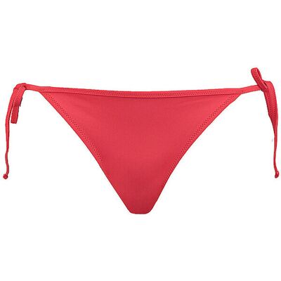 Puma Damen Bikinihose mit seitlicher Schnürung rot S W Puma Damen Bikinihose mit seitlicher Schnürung rot S W