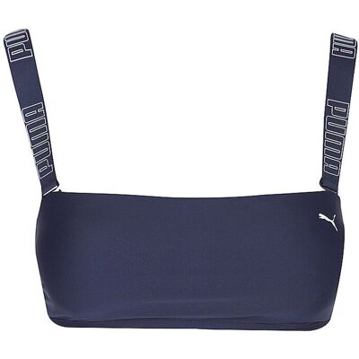 Puma Damen Bikinioberteil Bandeau dunkelblau M W Puma Damen Bikinioberteil Bandeau dunkelblau M W