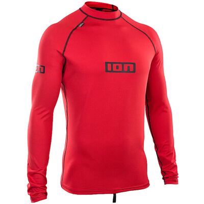 ION Herren Shirt Rashguard Promo rot S M ION Herren Shirt Rashguard Promo rot S M