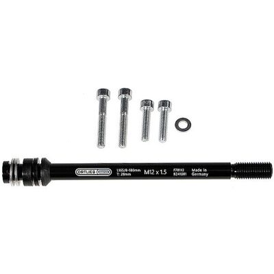 ORTLIEB Adapter Steckachse Thru Axle M6 1,5mm schwarz B ORTLIEB Adapter Steckachse Thru Axle M6 1,5mm schwarz B
