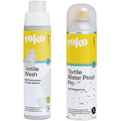 TOKO Care Duo Pack Textile Wash & Textile Water Proof Pro 250ml keine Farbe B TOKO Care Duo Pack Textile Wash & Textile Water Proof Pro 250ml keine Farbe B