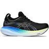 ASICS Herren Laufschuhe Gel-Nimbus 25 schwarz Herren 42 1/2