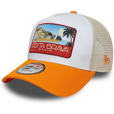NEW ERA Herren Kappe Location Patch Trucker orange M NEW ERA Herren Kappe Location Patch Trucker orange M