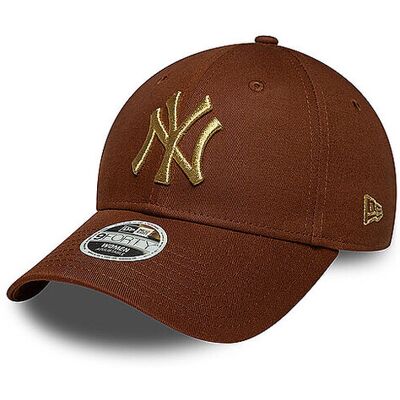 NEW ERA Damen Kappe Metallic Logo 9FORTY NY YANKEE dunkelrot W NEW ERA Damen Kappe Metallic Logo 9FORTY NY YANKEE dunkelrot W