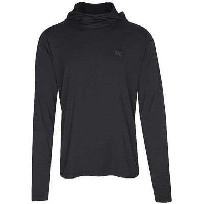 ARCTERYX Herren Funktionsshirt Cormac UV50 Hoodie schwarz S M ARCTERYX Herren Funktionsshirt Cormac UV50 Hoodie schwarz S M