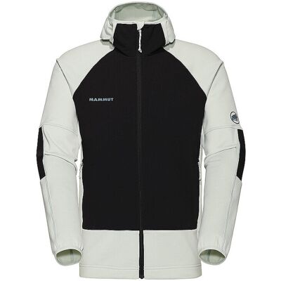 MAMMUT Herren Fleecejacke Massone Hoodie hellgrün L M MAMMUT Herren Fleecejacke Massone Hoodie hellgrün L M