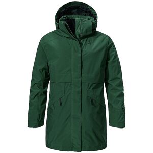 SCHÖFFEL Damen Winterparka Malkay Hoodie dunkelgrün 40 W SCHÖFFEL Damen Winterparka Malkay Hoodie dunkelgrün 40 W