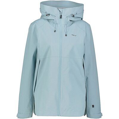 MERU Damen Wanderjacke Alfena Hoodie 2L hellblau 38 W MERU Damen Wanderjacke Alfena Hoodie 2L hellblau 38 W