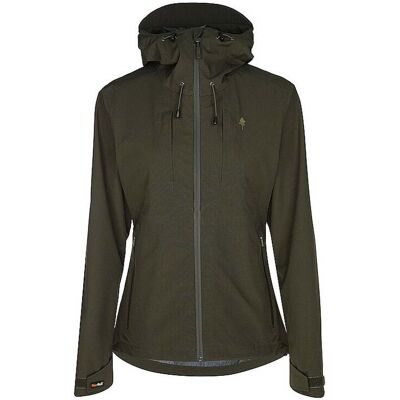 PINEWOOD Damen Wanderjacke Abisko 3L Hoodie olive S W PINEWOOD Damen Wanderjacke Abisko 3L Hoodie olive S W